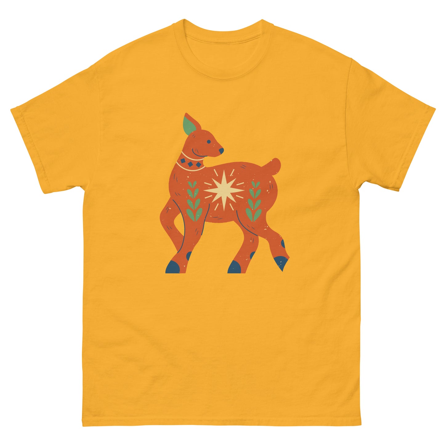 T-shirt classique homme - Cerf de Noël