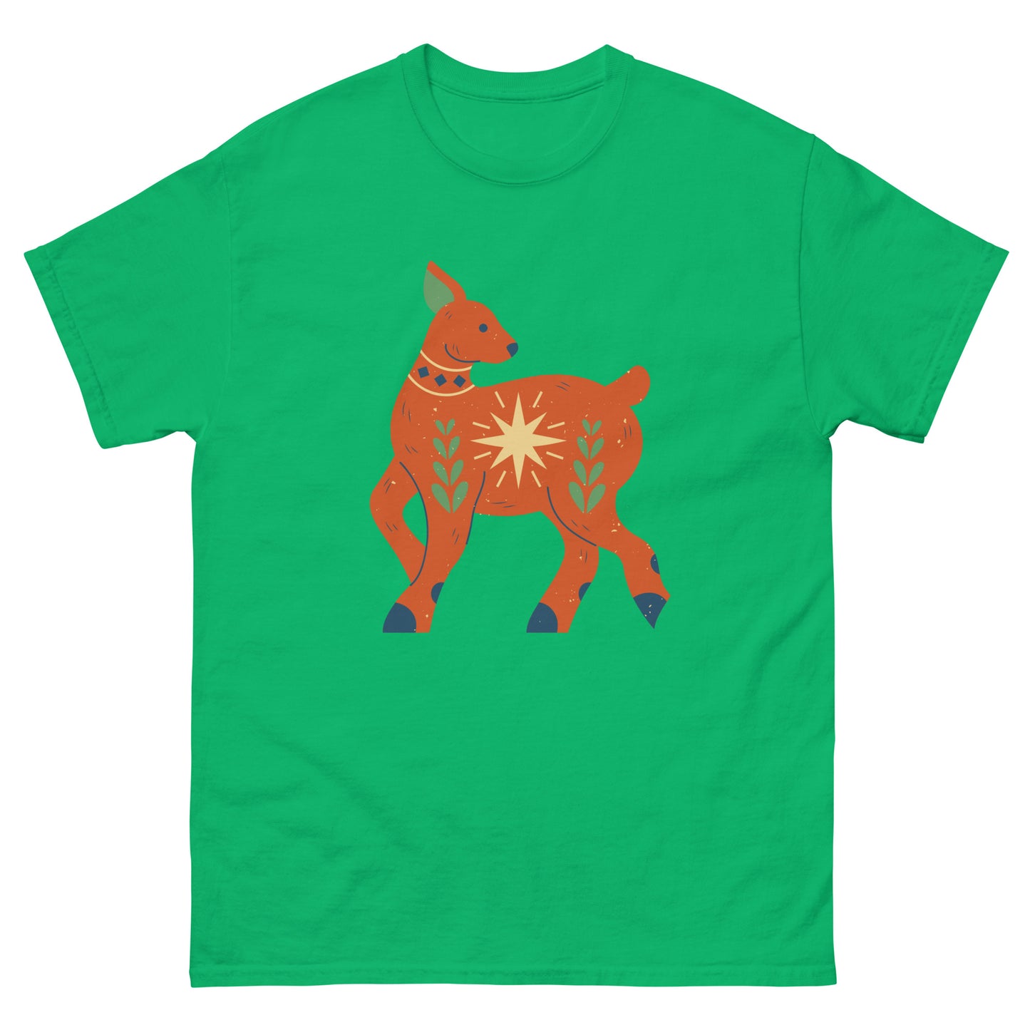 T-shirt classique homme - Cerf de Noël
