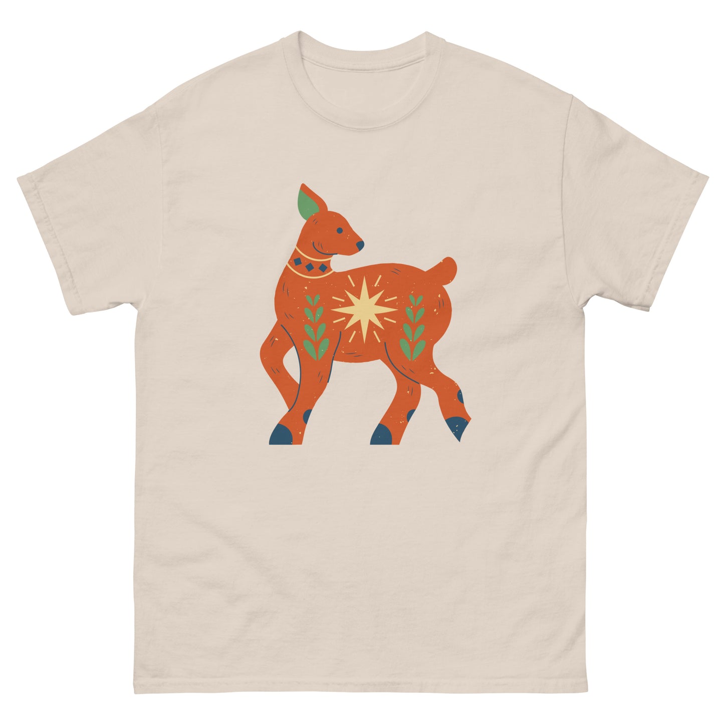 T-shirt classique homme - Cerf de Noël