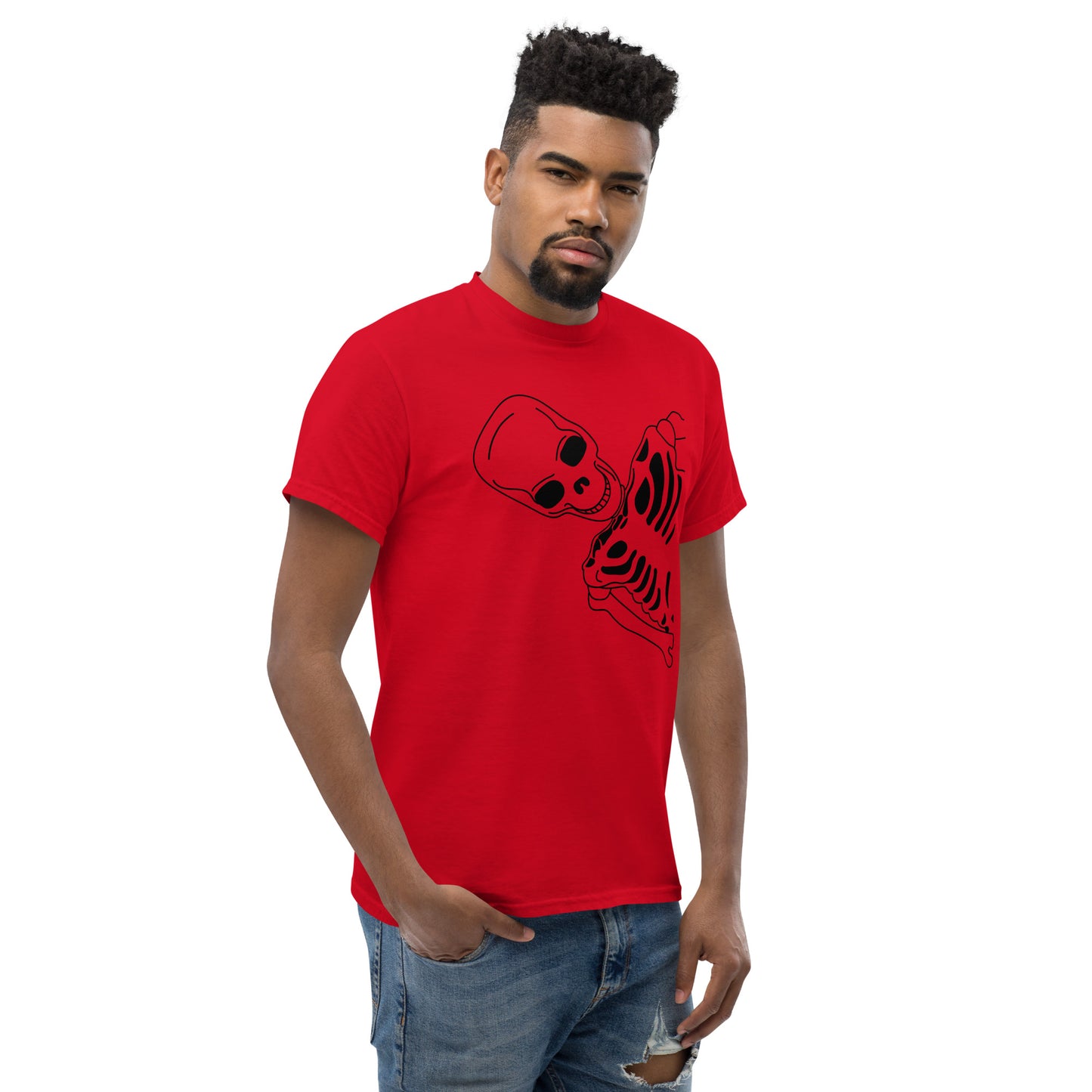 T-shirt classique homme - Squelette