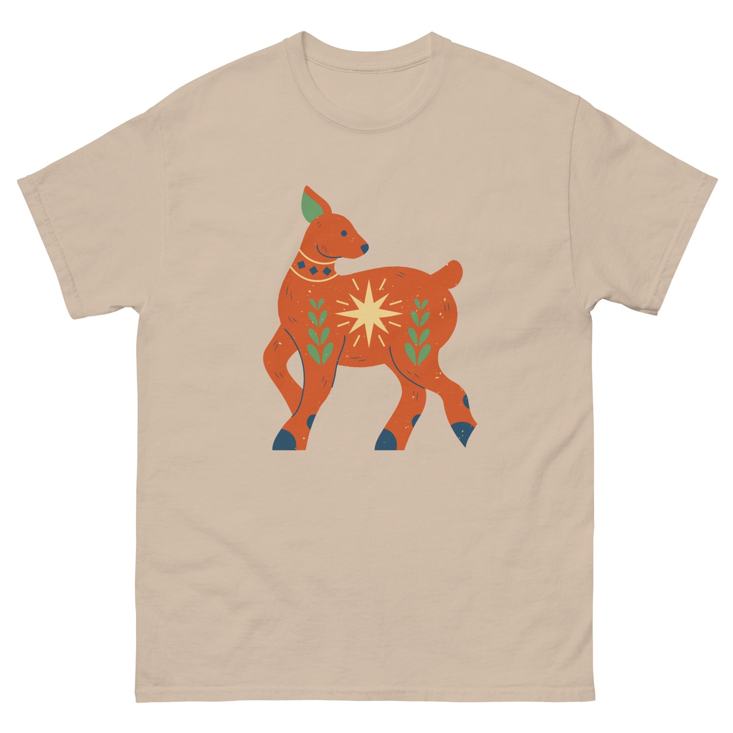 T-shirt classique homme - Cerf de Noël