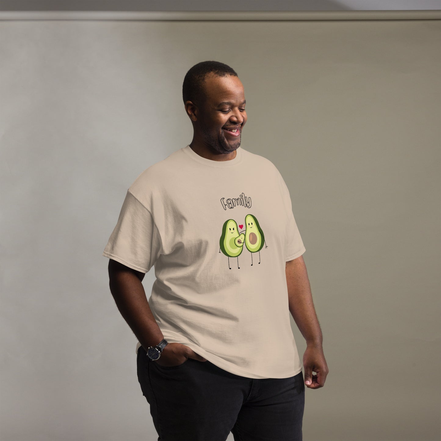 T-shirt classique homme - Avocado Family