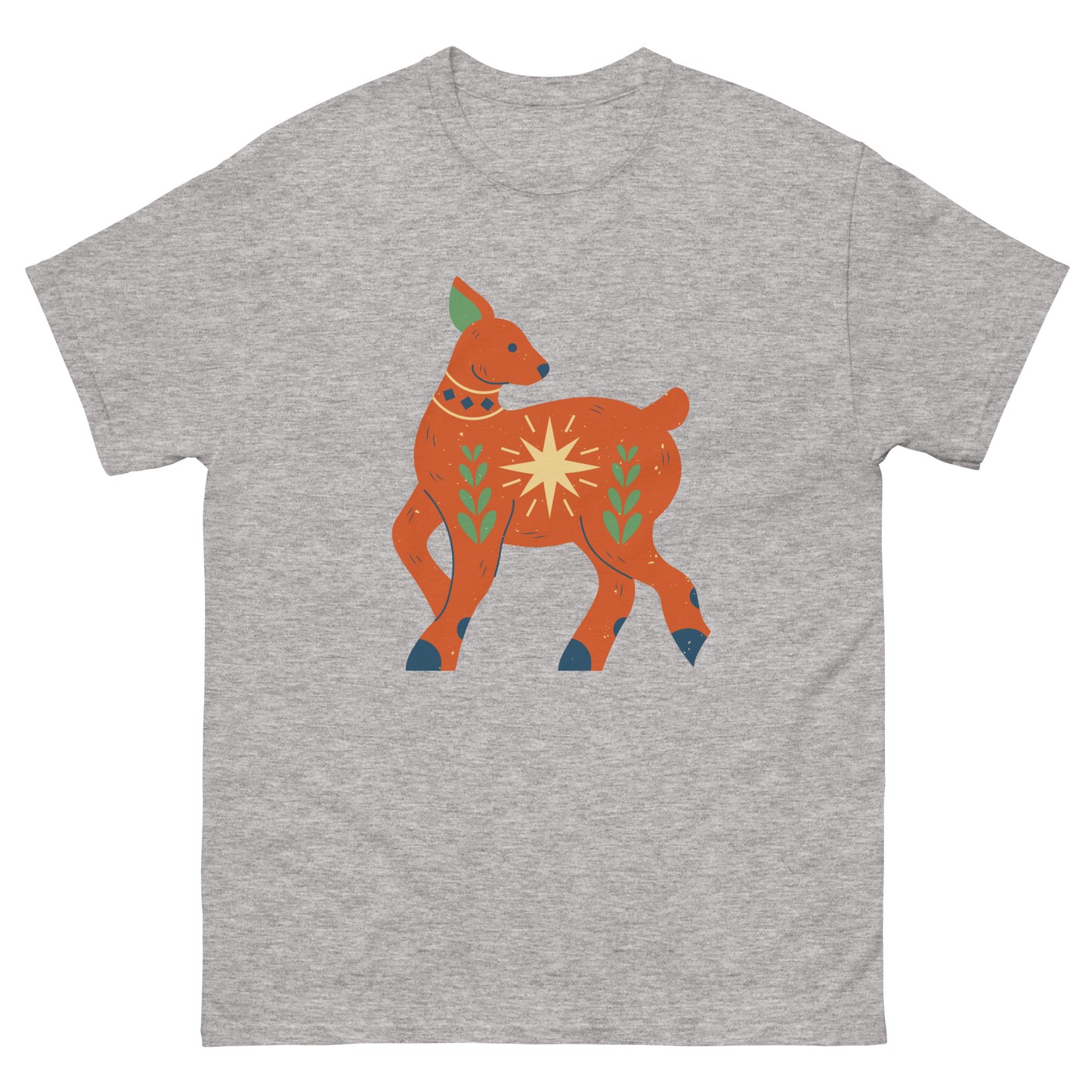T-shirt classique homme - Cerf de Noël