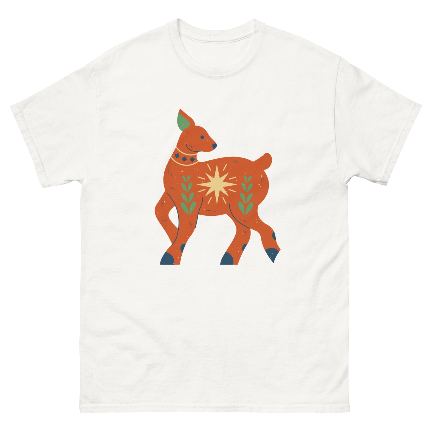 T-shirt classique homme - Cerf de Noël