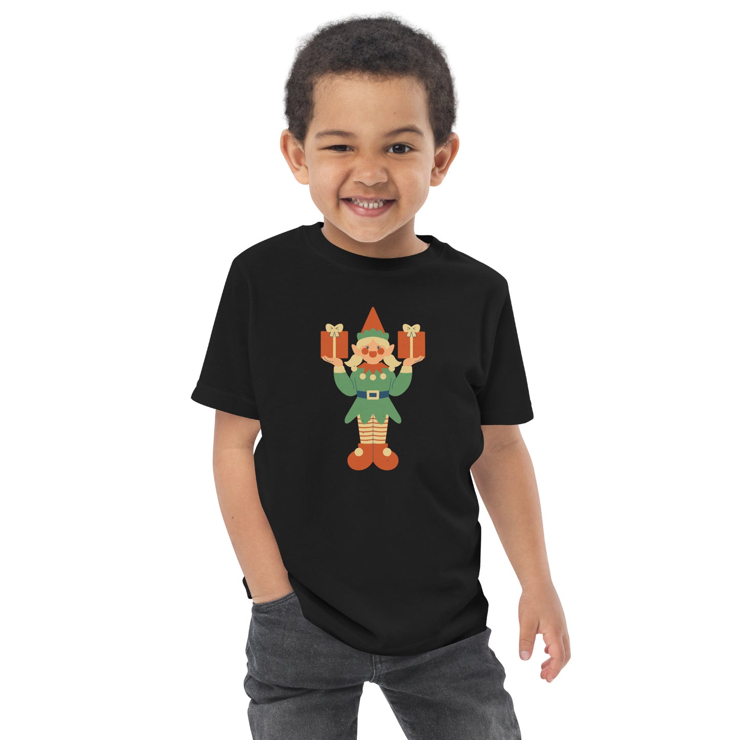 T-shirt en jersey enfant - Lutin De Noël