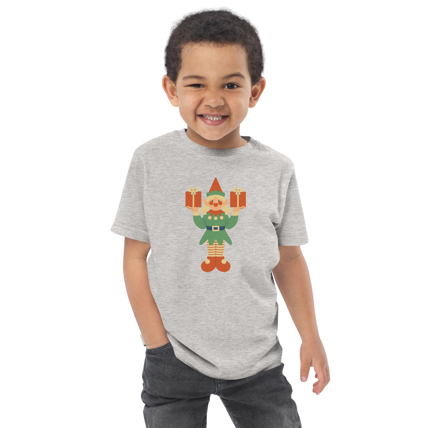 T-shirt en jersey enfant - Lutin De Noël