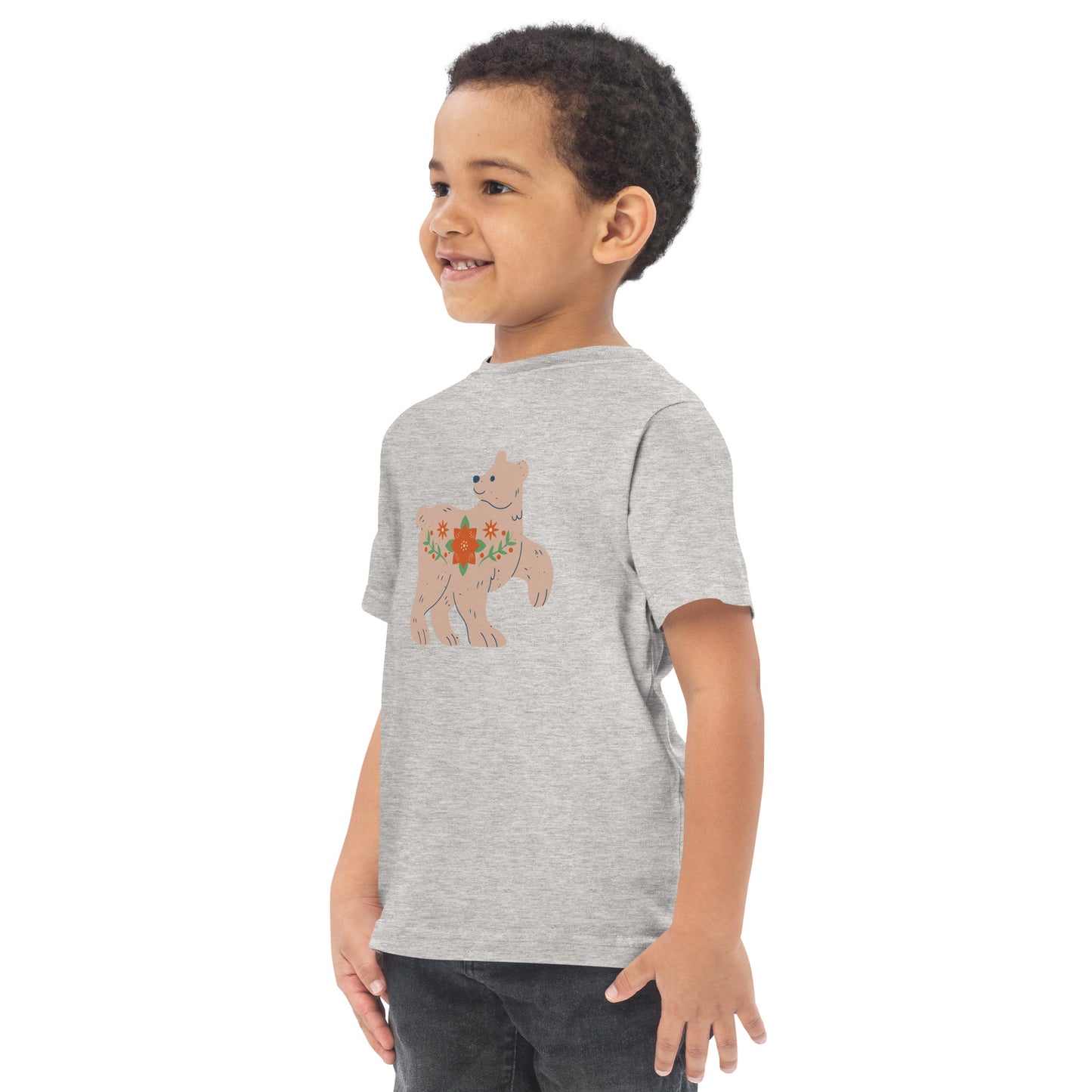 T-shirt en jersey enfant - Ours De Noël