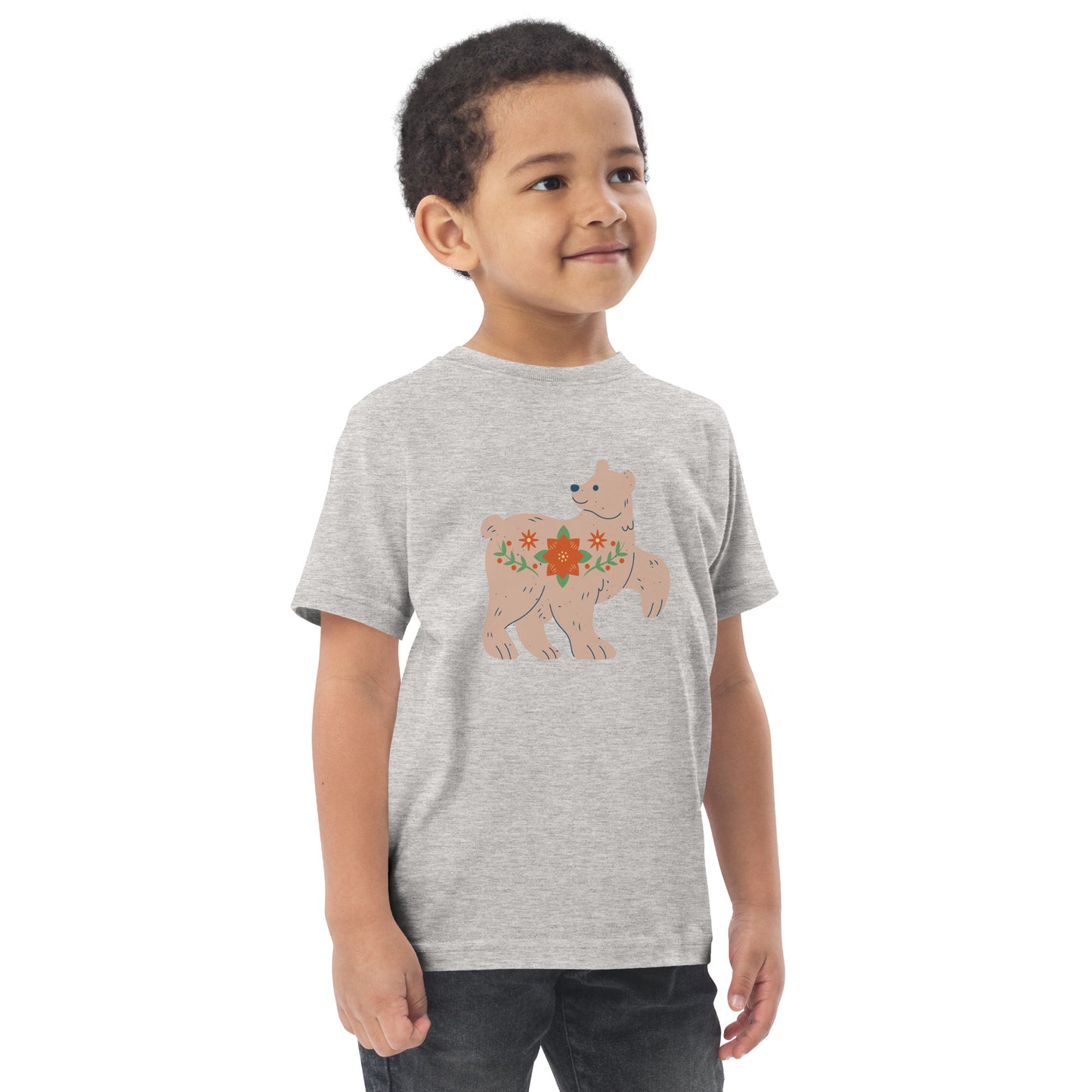 T-shirt en jersey enfant - Ours De Noël