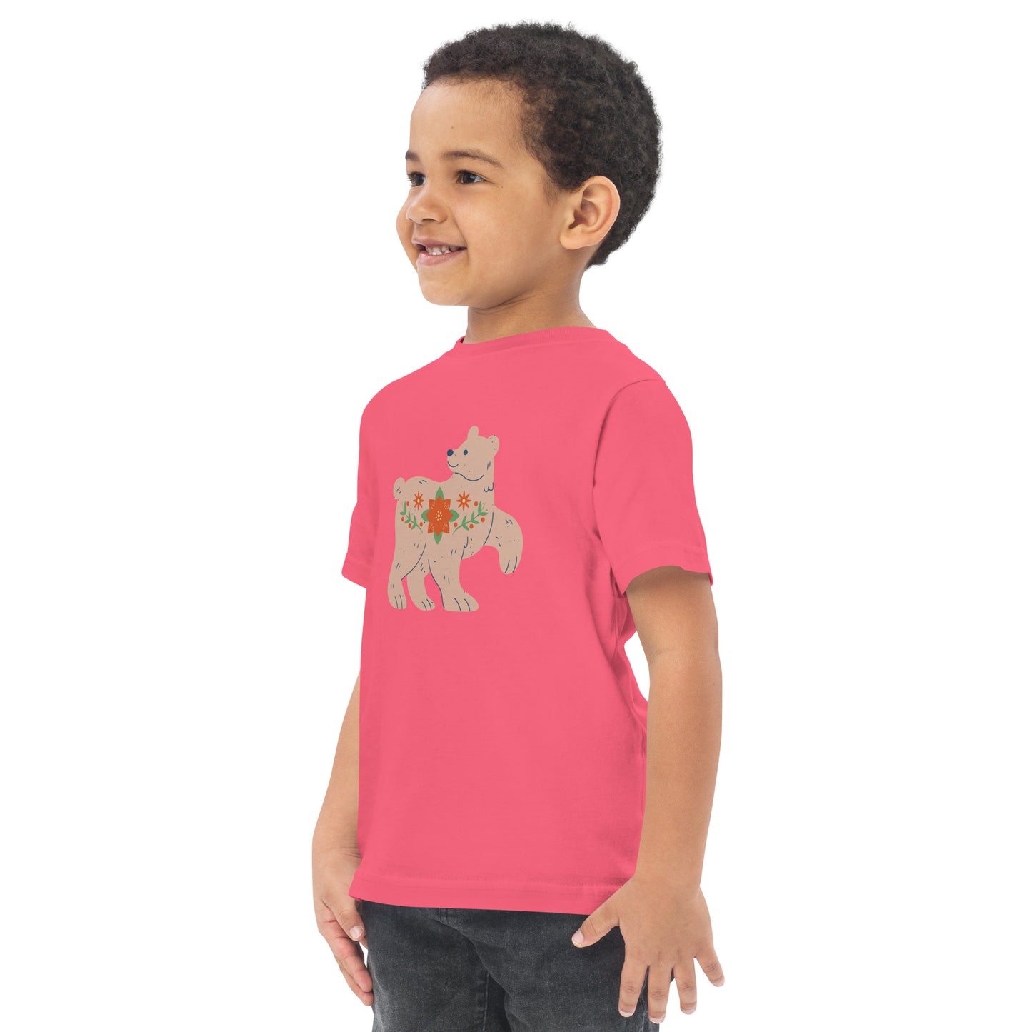 T-shirt en jersey enfant - Ours De Noël
