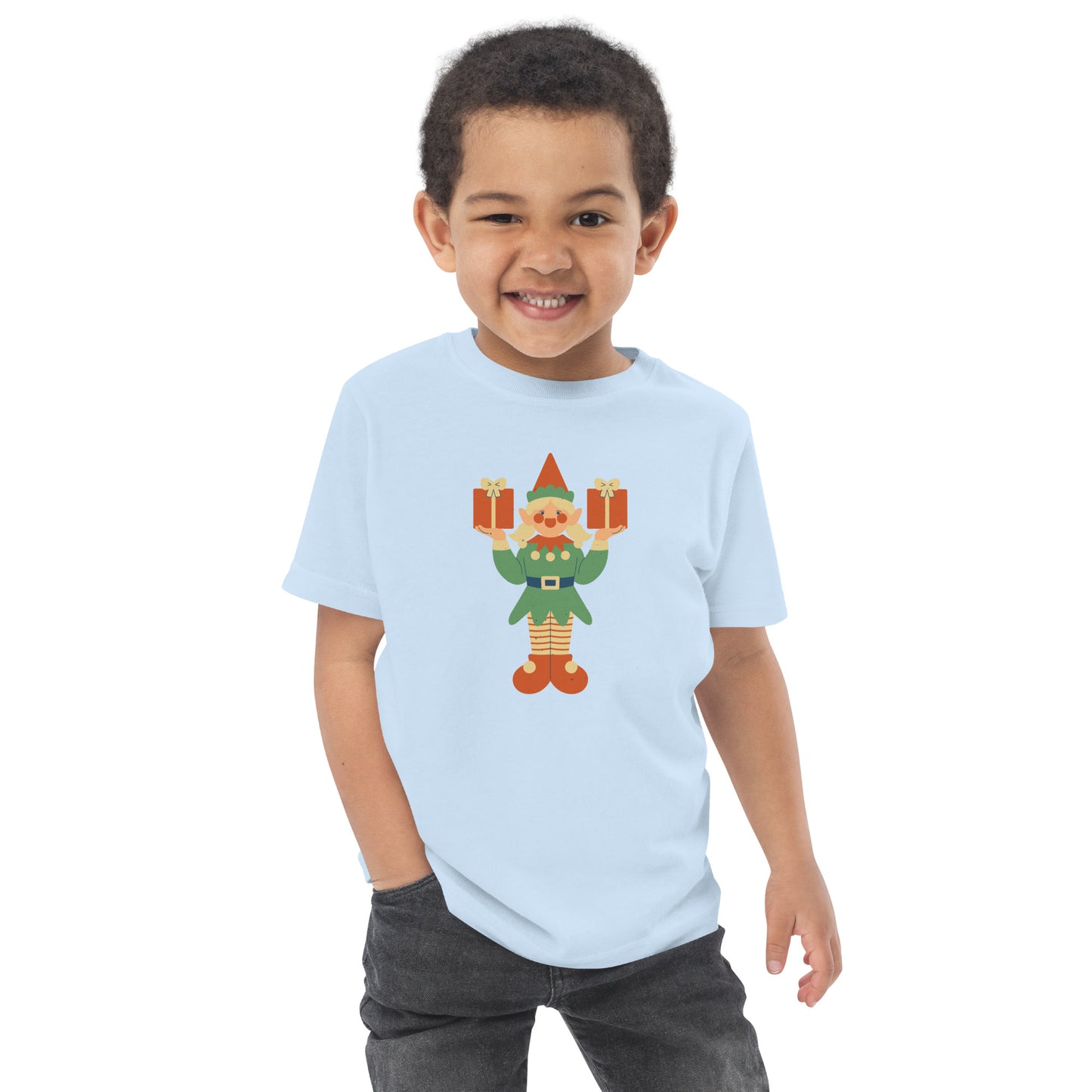 T-shirt en jersey enfant - Lutin De Noël