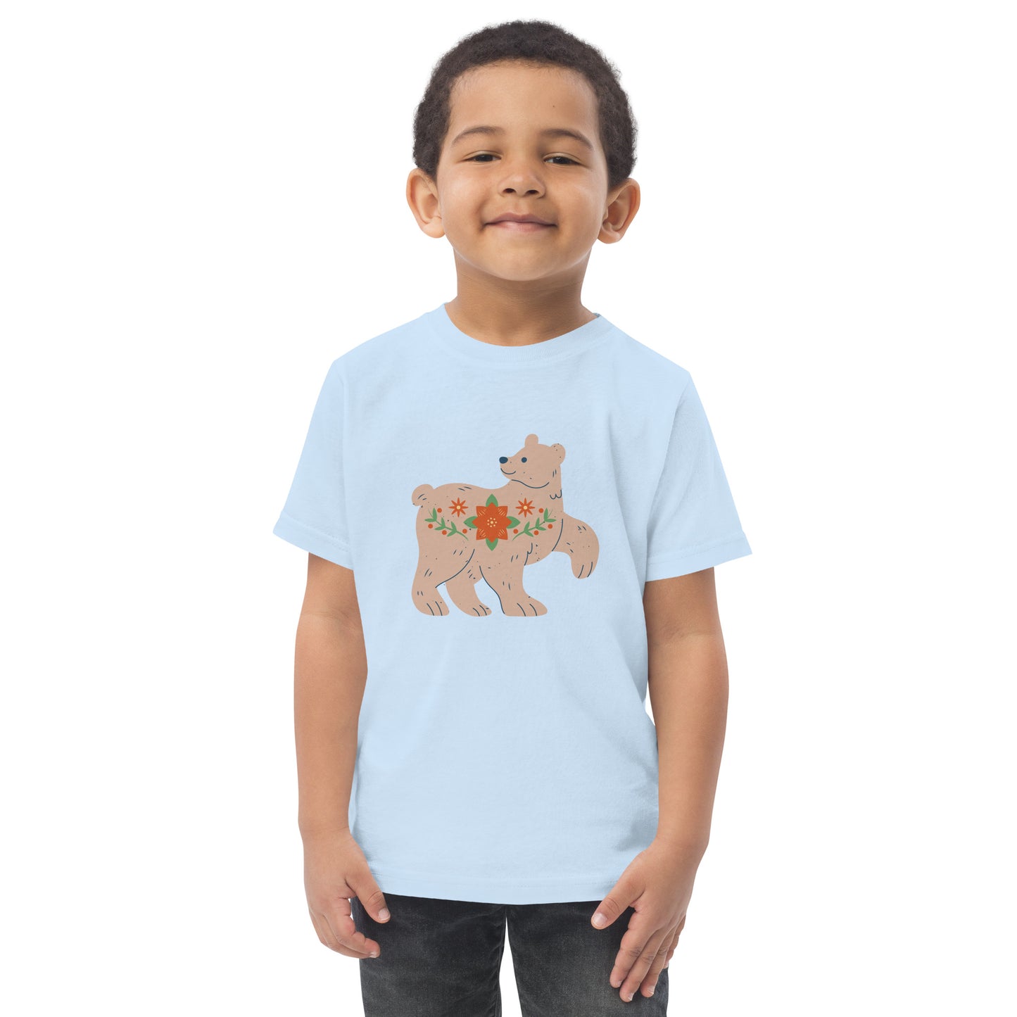 T-shirt en jersey enfant - Ours De Noël