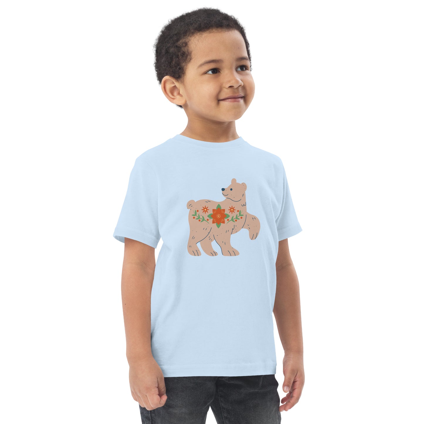 T-shirt en jersey enfant - Ours De Noël