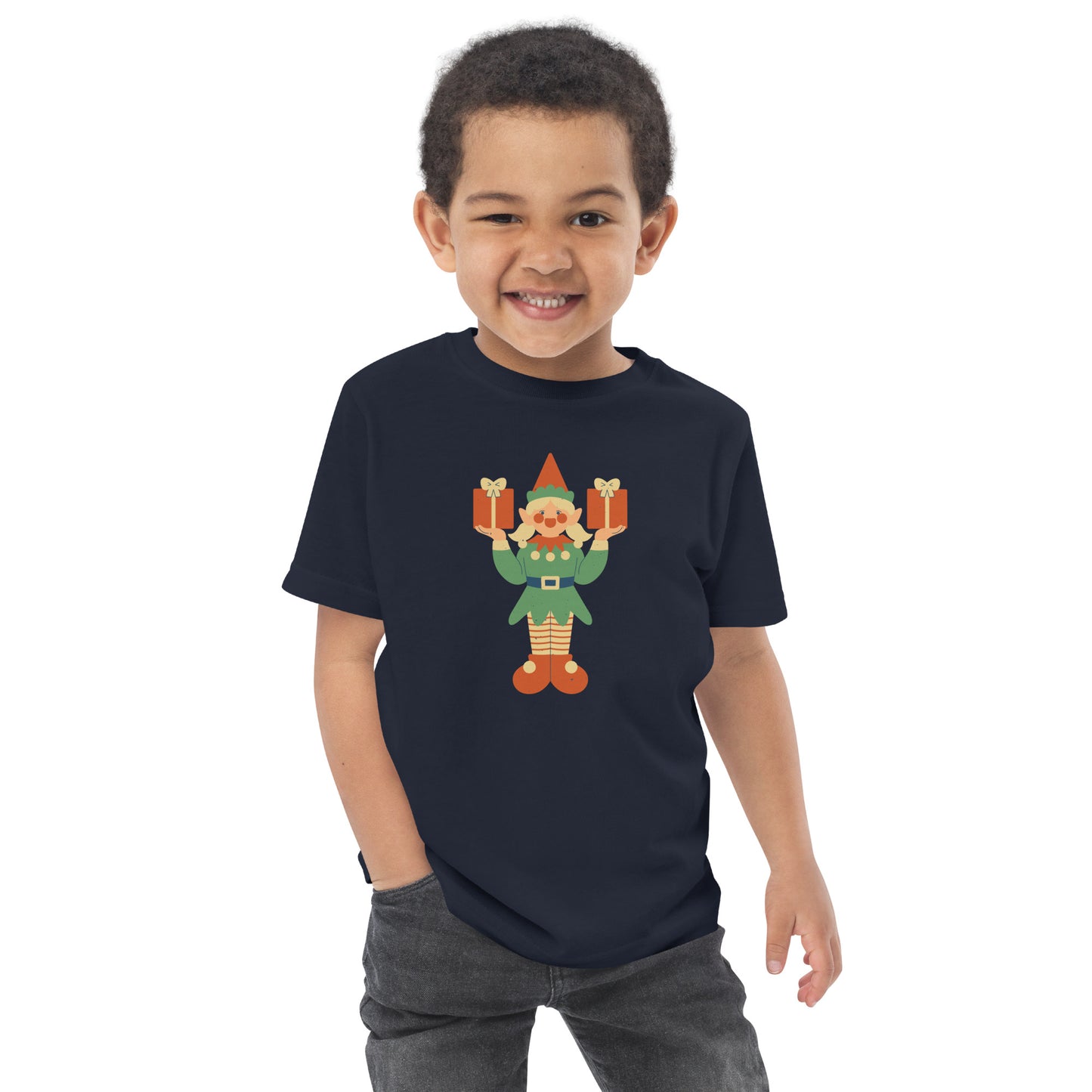 T-shirt en jersey enfant - Lutin De Noël