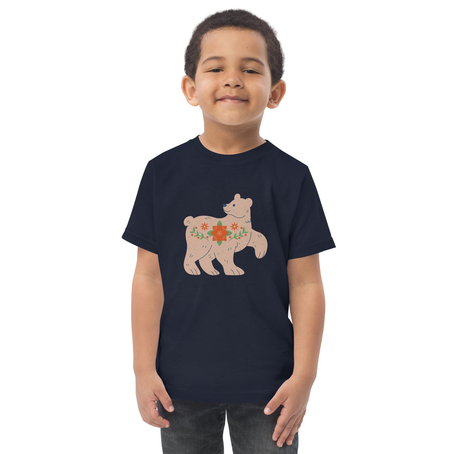 T-shirt en jersey enfant - Ours De Noël