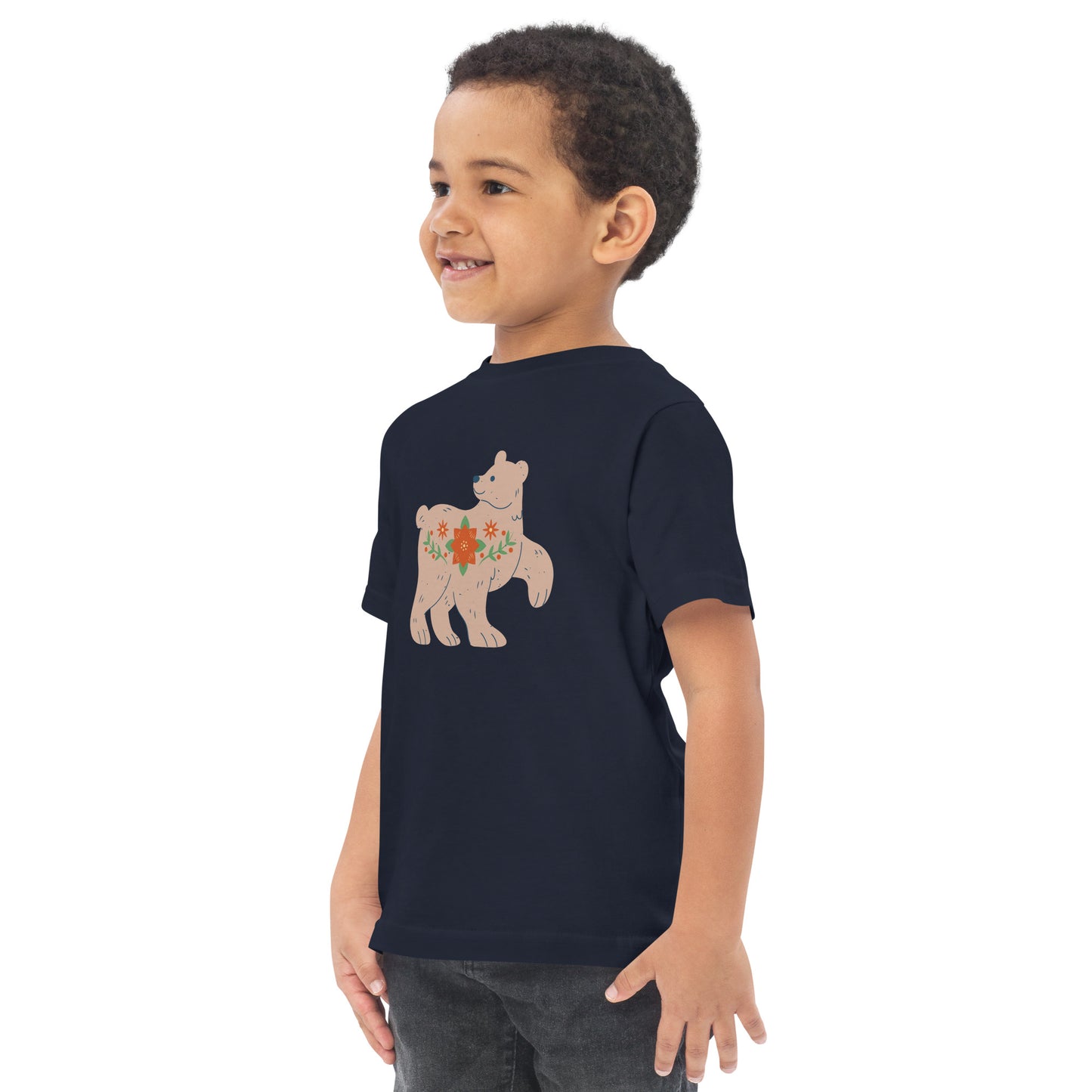 T-shirt en jersey enfant - Ours De Noël