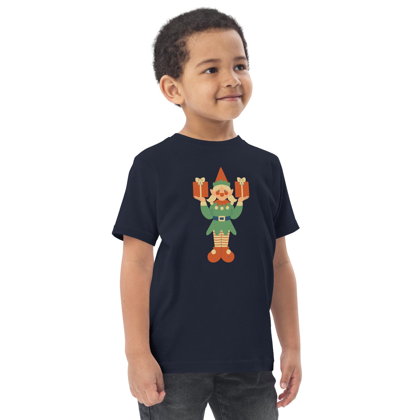 T-shirt en jersey enfant - Lutin De Noël