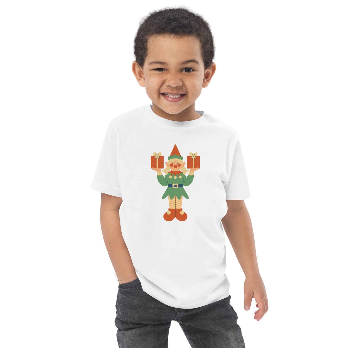 T-shirt en jersey enfant - Lutin De Noël