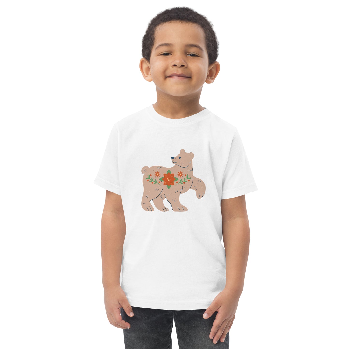 T-shirt en jersey enfant - Ours De Noël