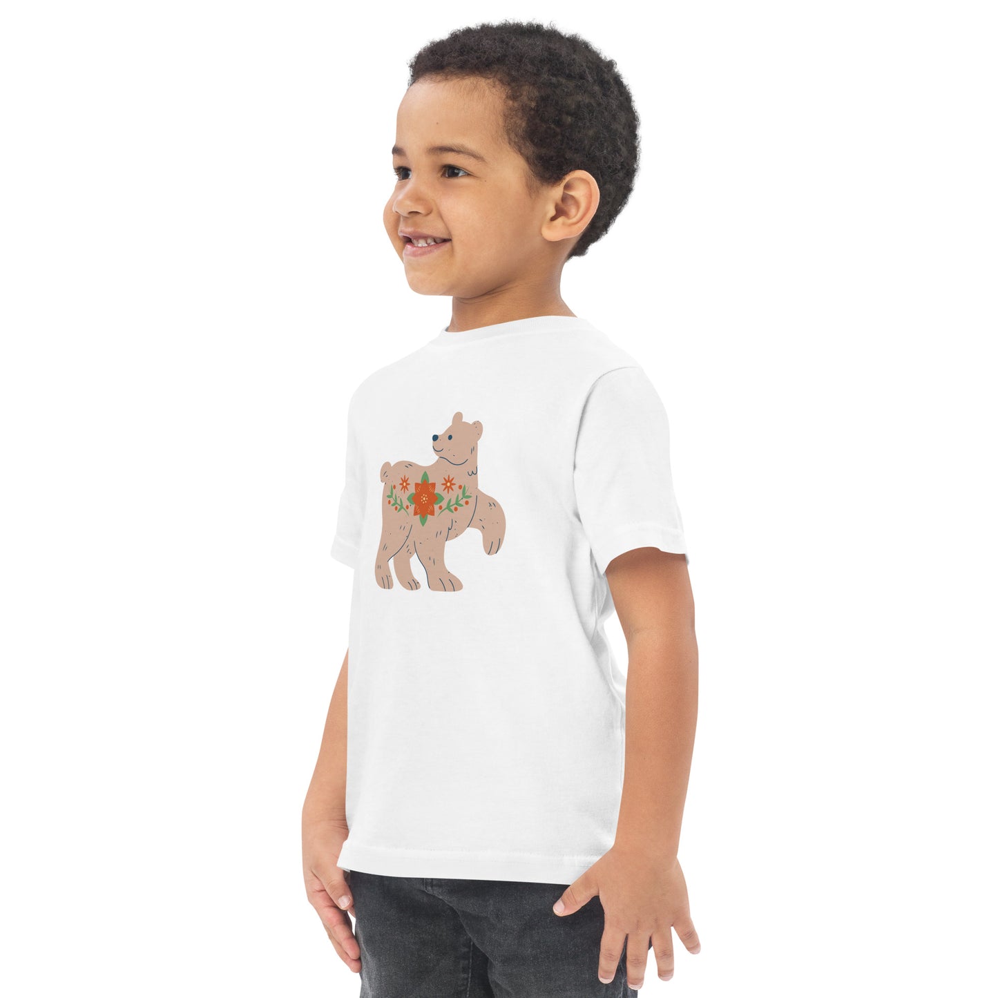 T-shirt en jersey enfant - Ours De Noël