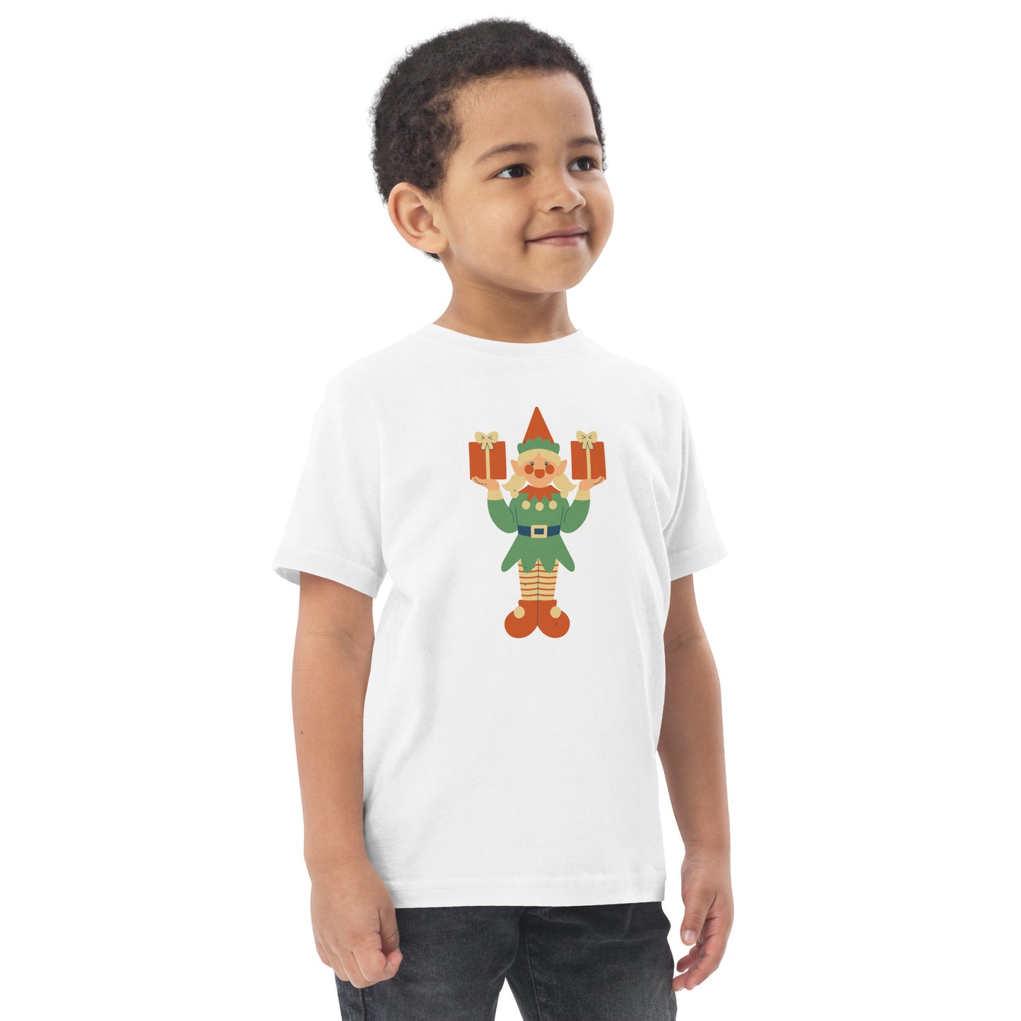 T-shirt en jersey enfant - Lutin De Noël