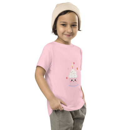T-shirt à Manches Courtes pour Enfant - Cupcake Licorne
