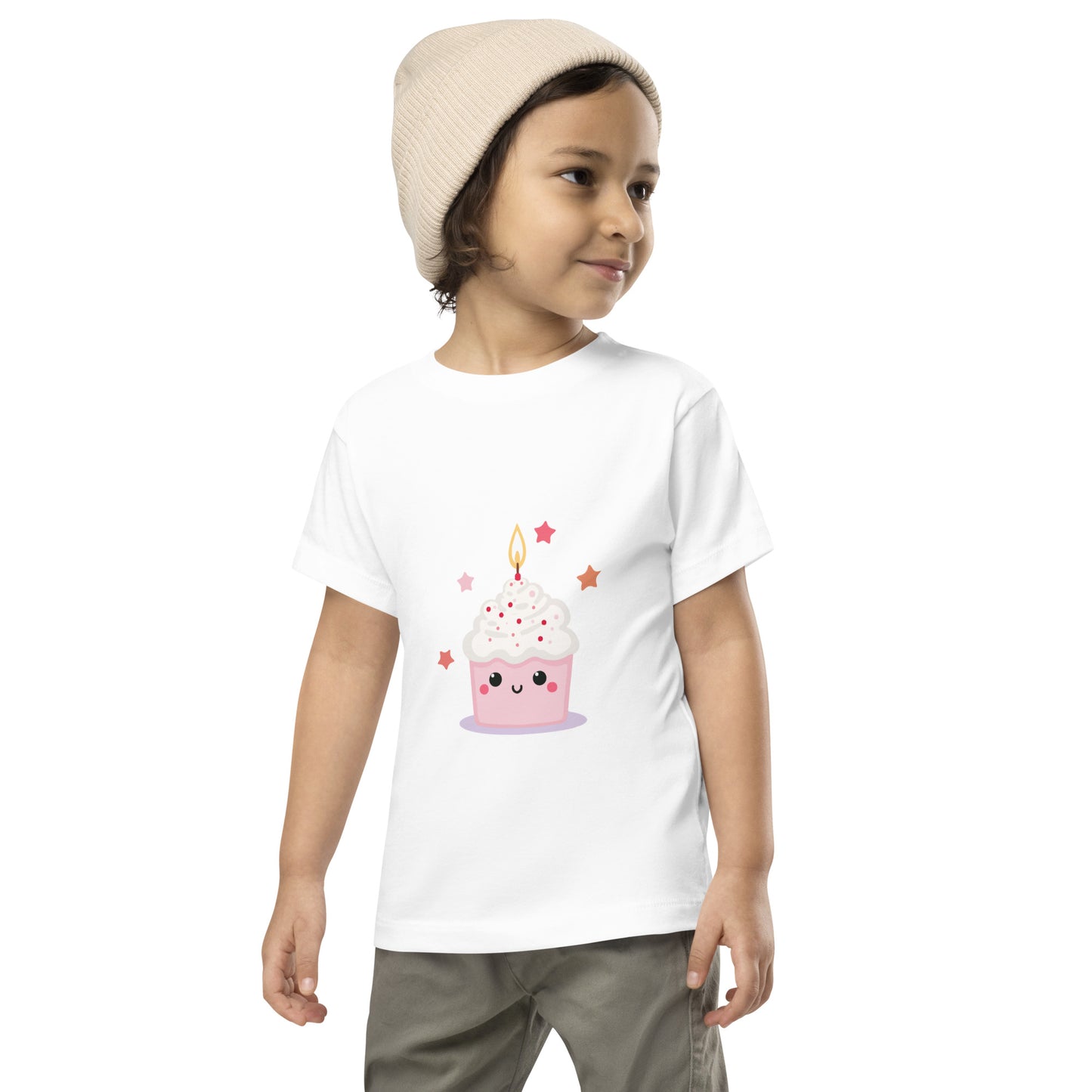 T-shirt à Manches Courtes pour Enfant - Cupcake Licorne