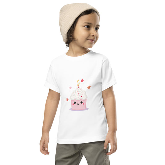 T-shirt à Manches Courtes pour Enfant - Cupcake Licorne