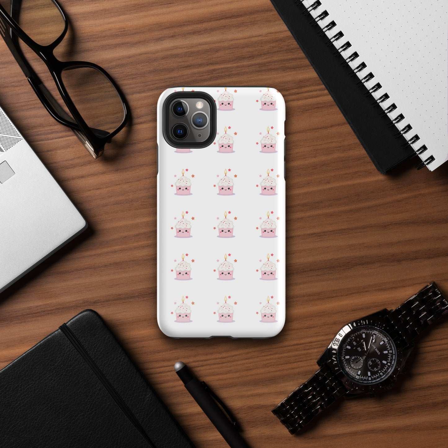 Coque d'iPhone® rigide - Cupcake Licorne
