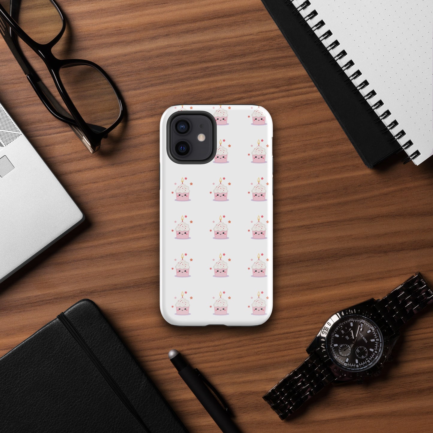 Coque d'iPhone® rigide - Cupcake Licorne