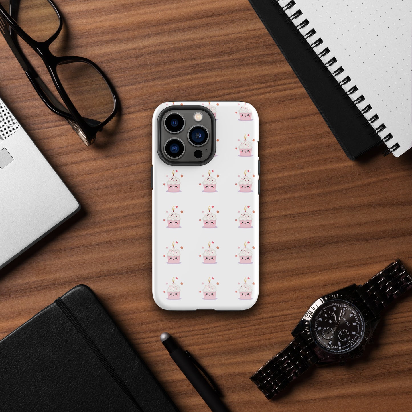 Coque d'iPhone® rigide - Cupcake Licorne