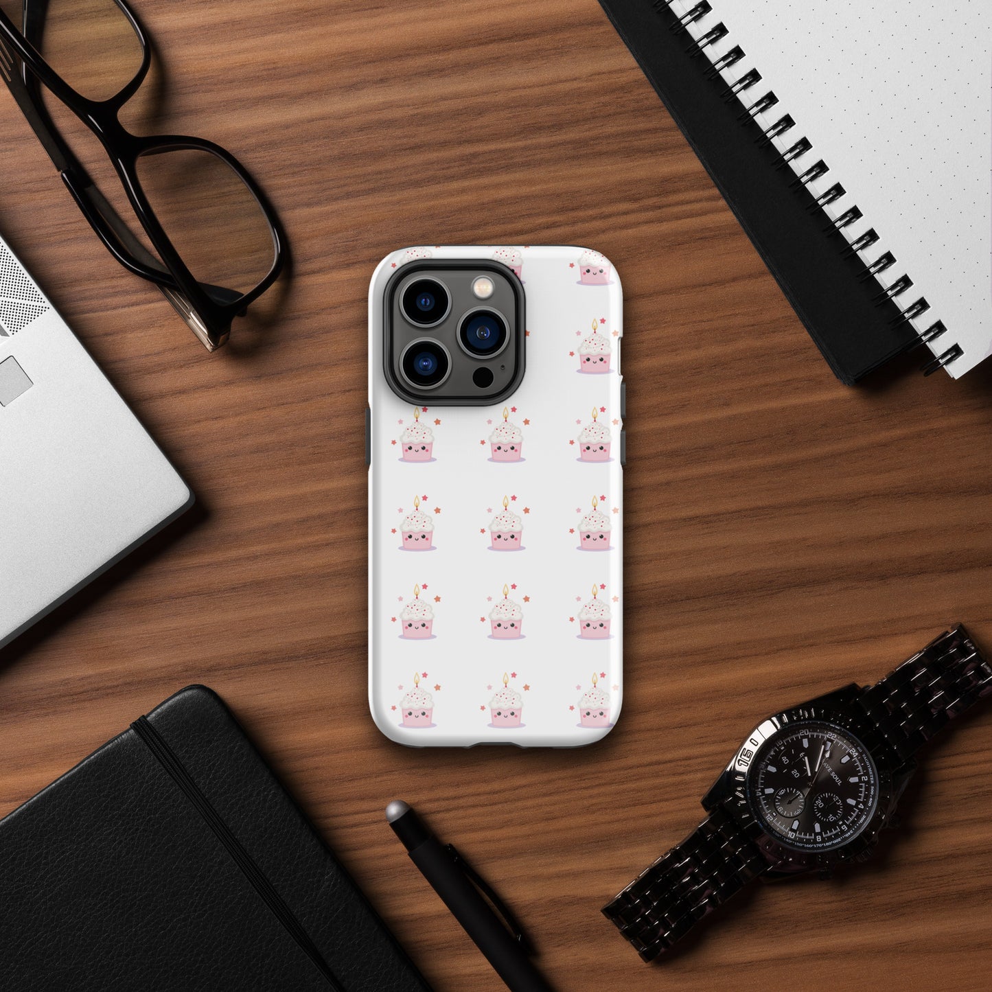 Coque d'iPhone® rigide - Cupcake Licorne