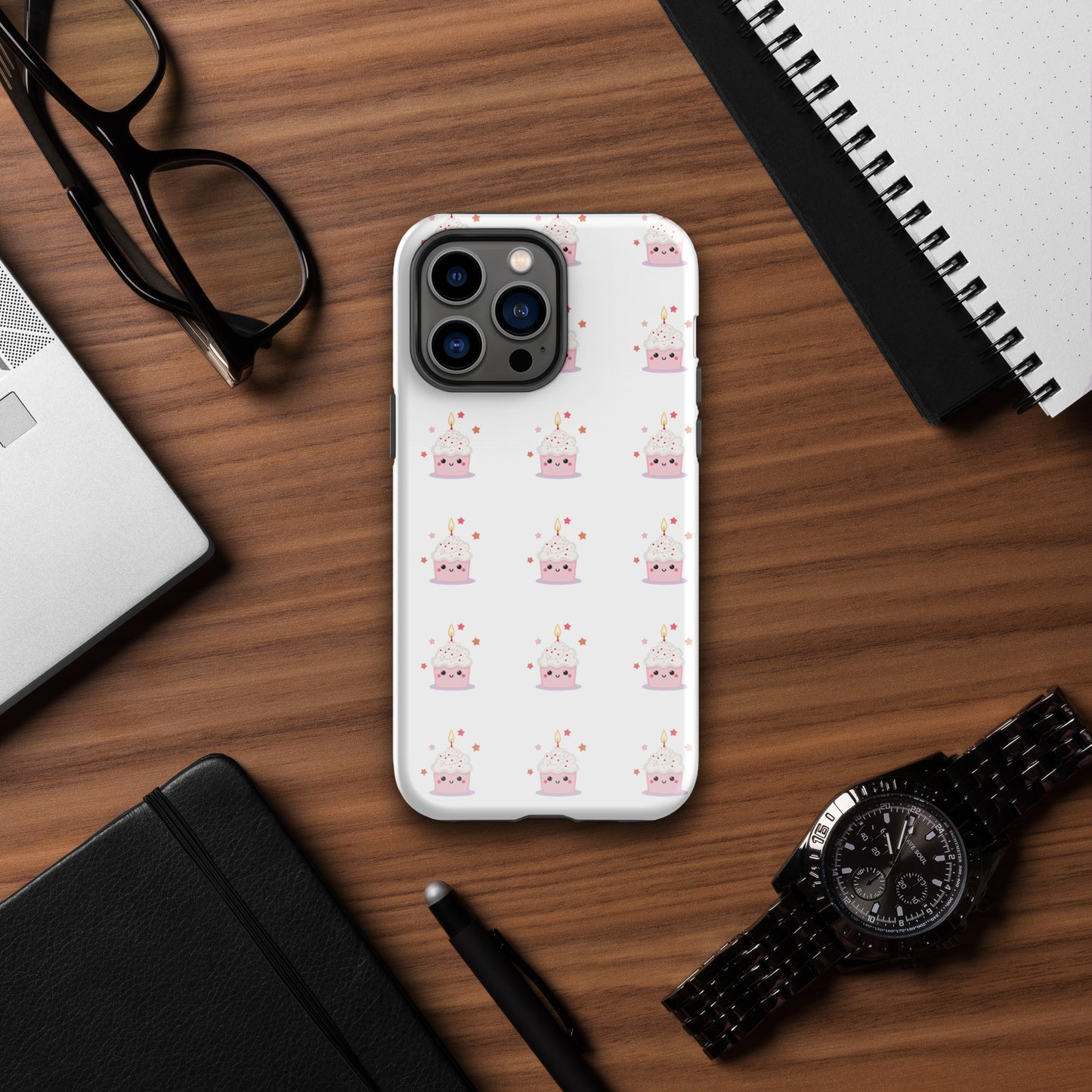 Coque d'iPhone® rigide - Cupcake Licorne