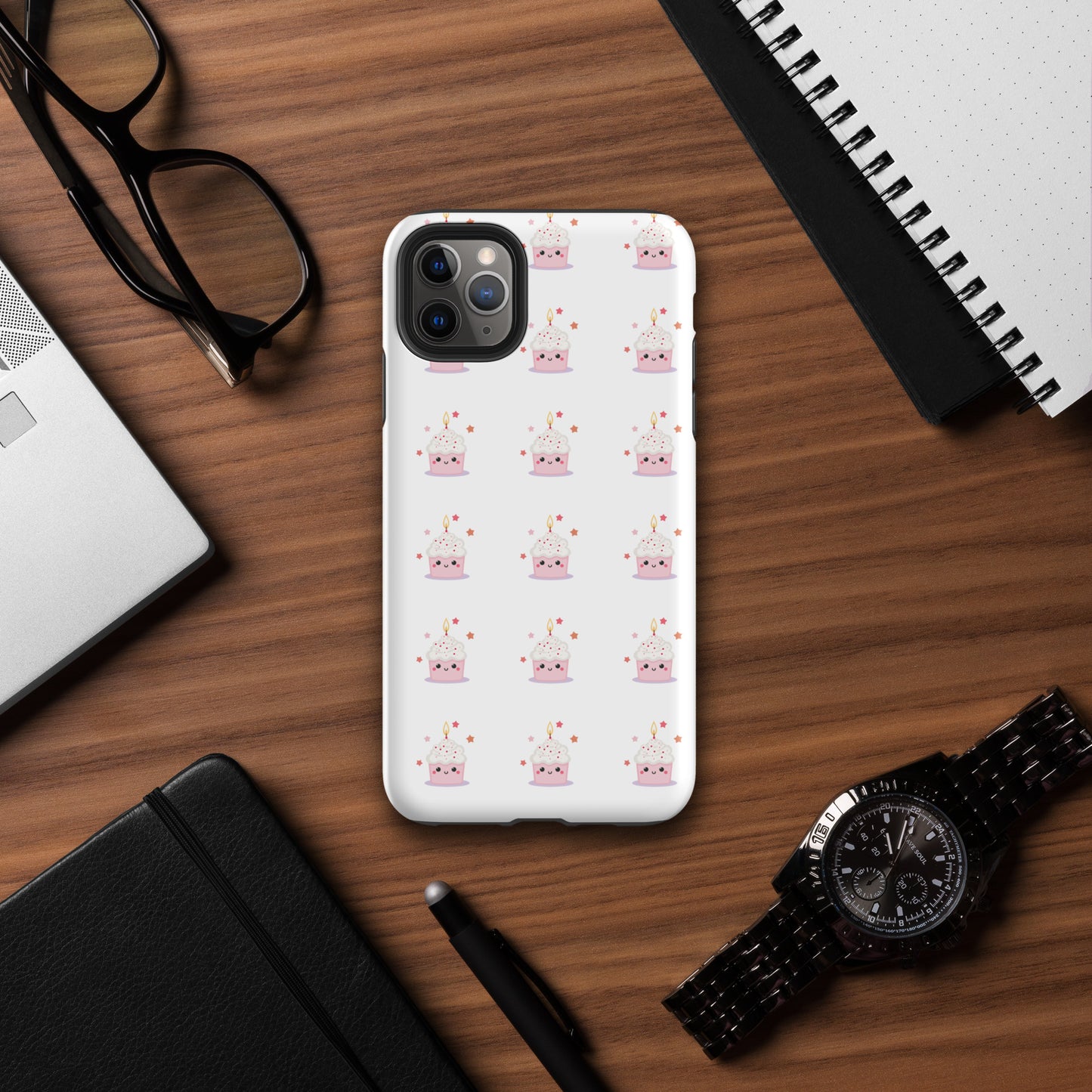 Coque d'iPhone® rigide - Cupcake Licorne