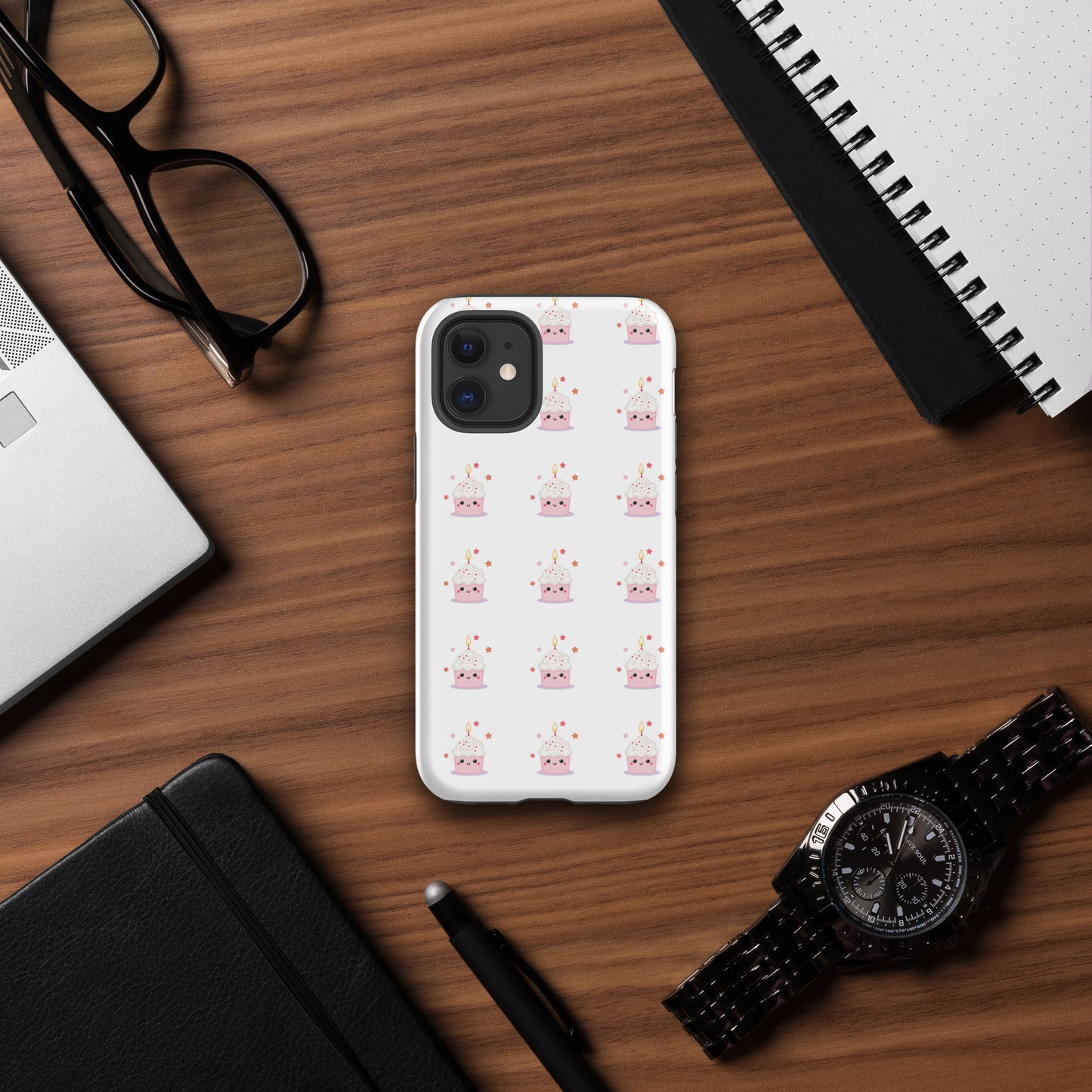 Coque d'iPhone® rigide - Cupcake Licorne