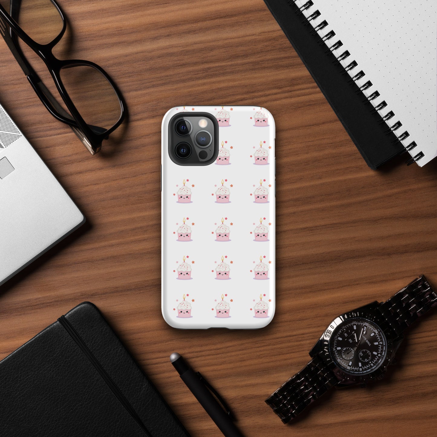 Coque d'iPhone® rigide - Cupcake Licorne