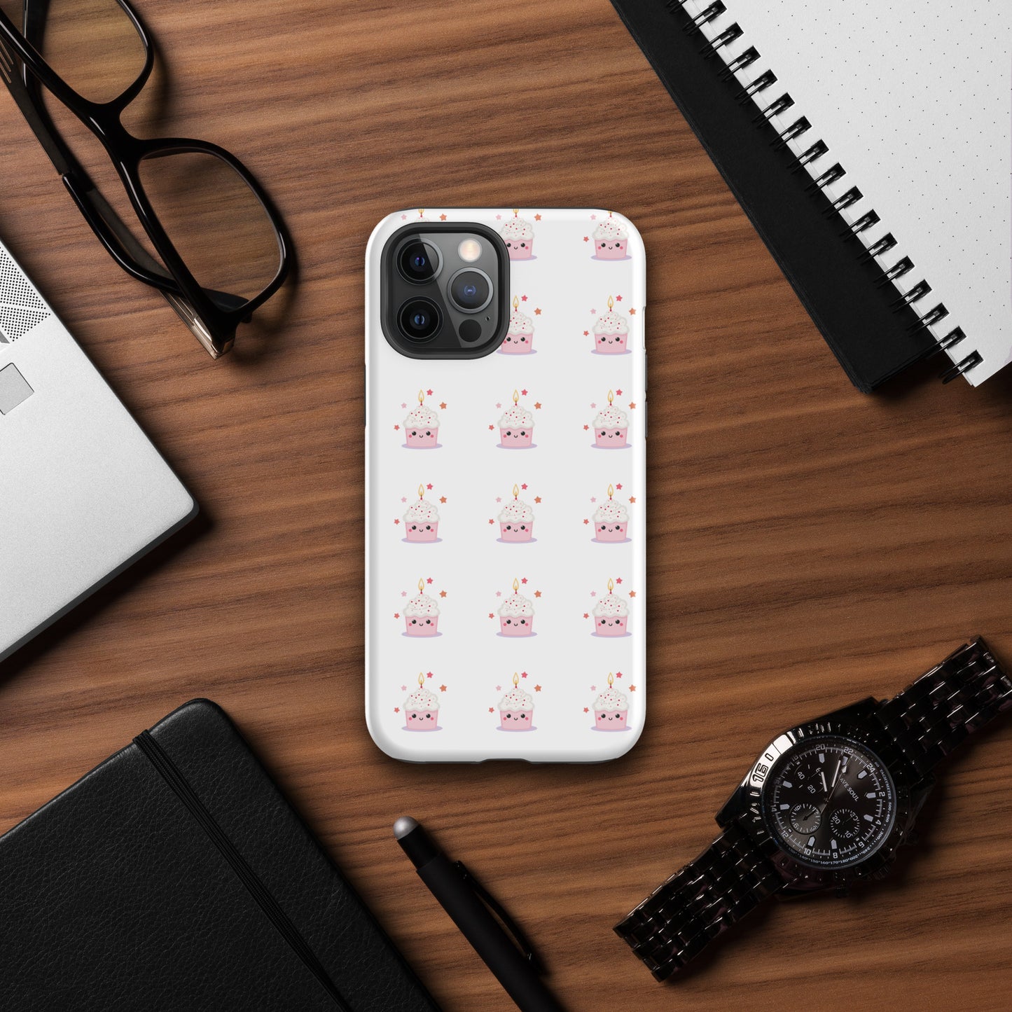 Coque d'iPhone® rigide - Cupcake Licorne