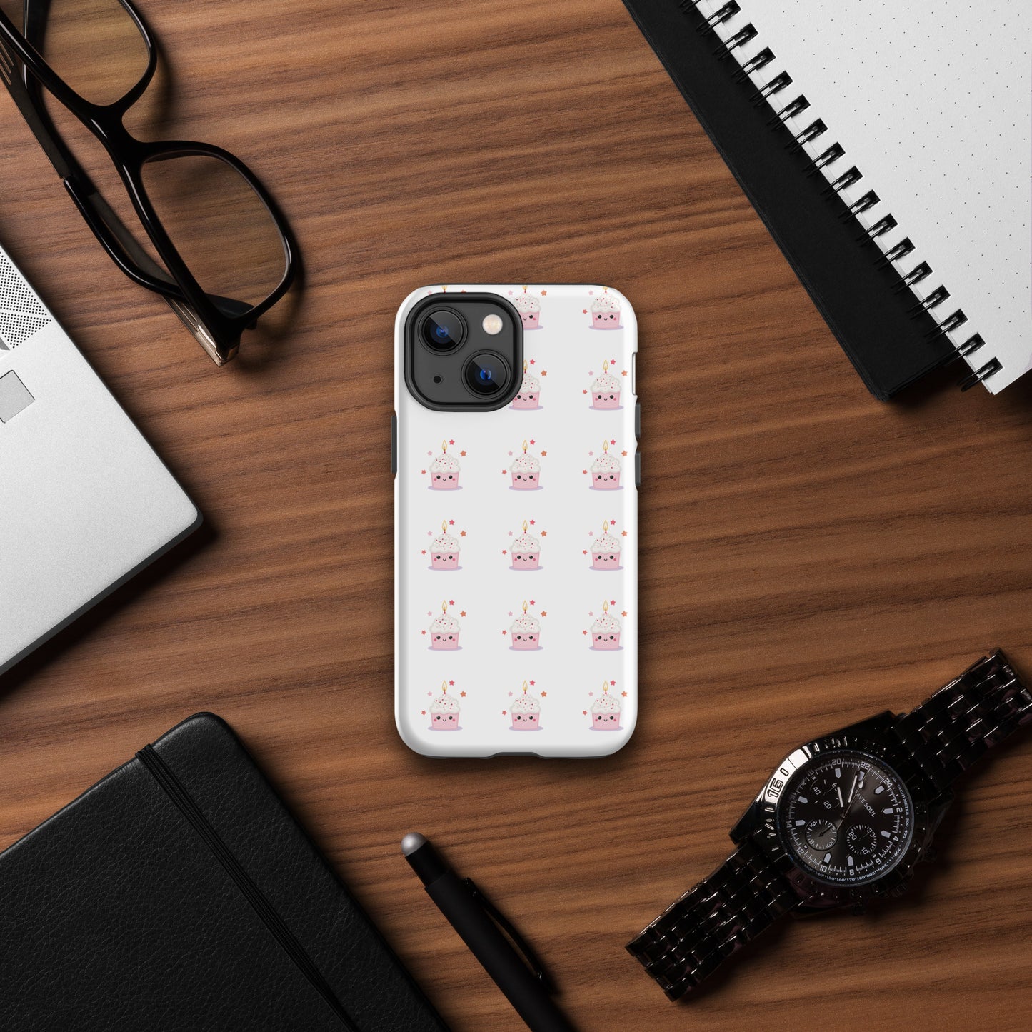 Coque d'iPhone® rigide - Cupcake Licorne