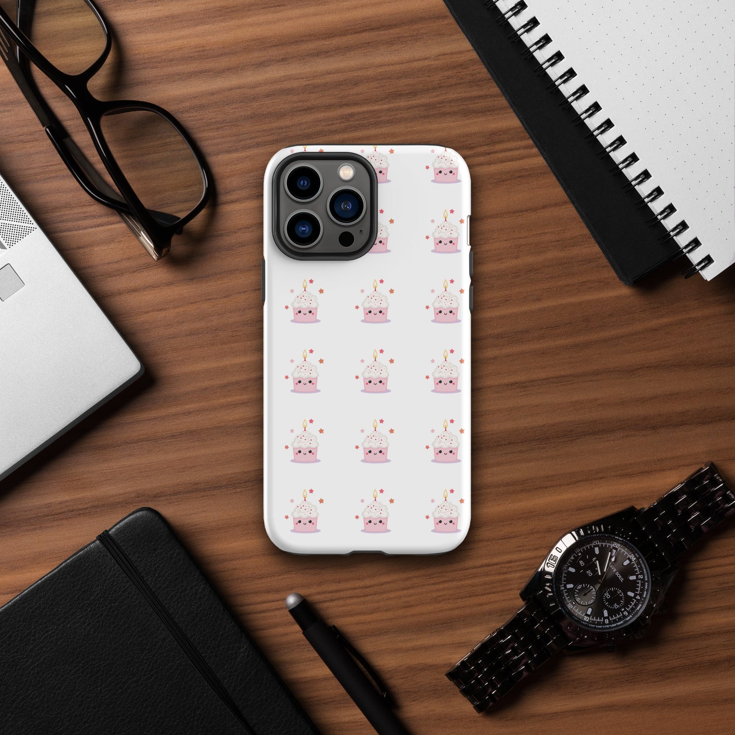 Coque d'iPhone® rigide - Cupcake Licorne