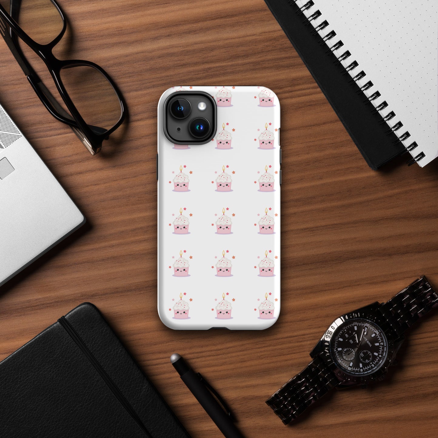 Coque d'iPhone® rigide - Cupcake Licorne