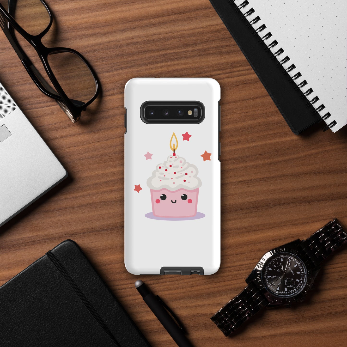 Coque solide pour Samsung® - Cupcake Licorne