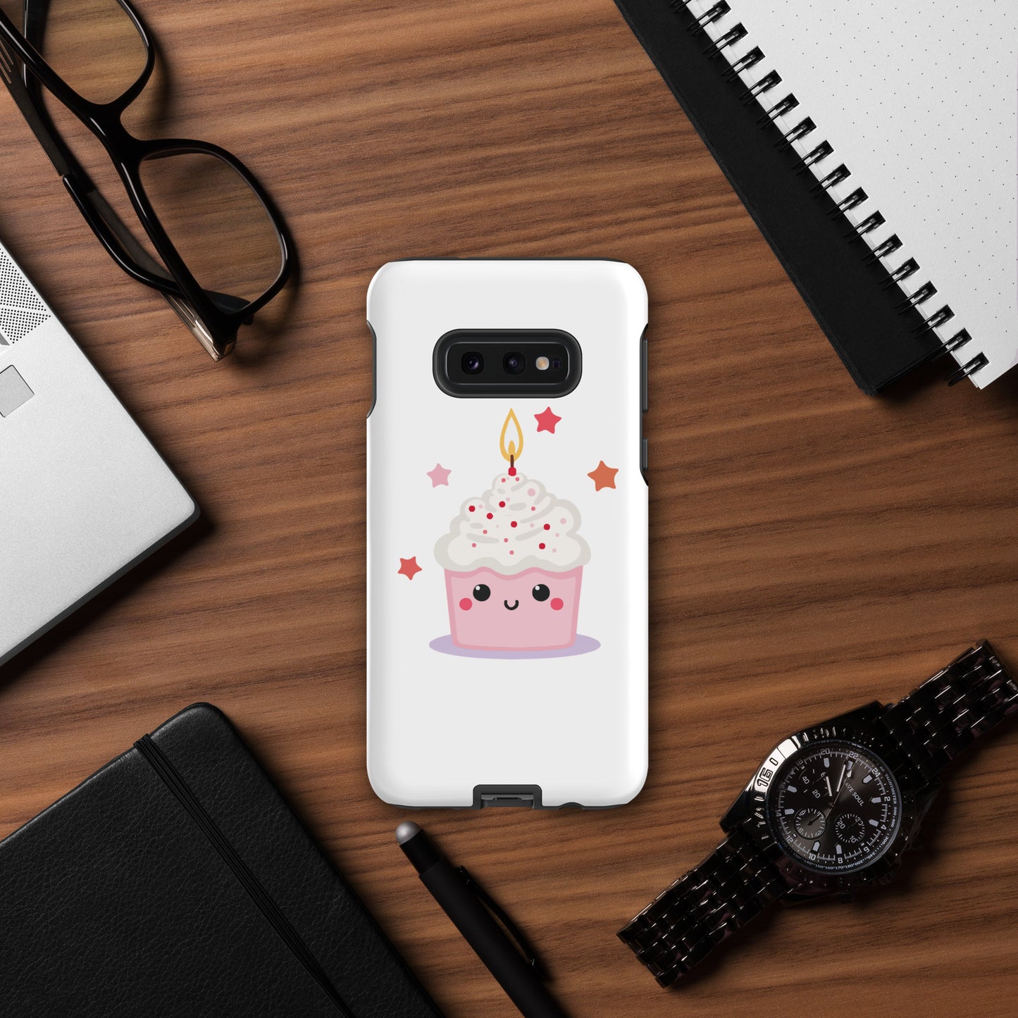 Coque solide pour Samsung® - Cupcake Licorne