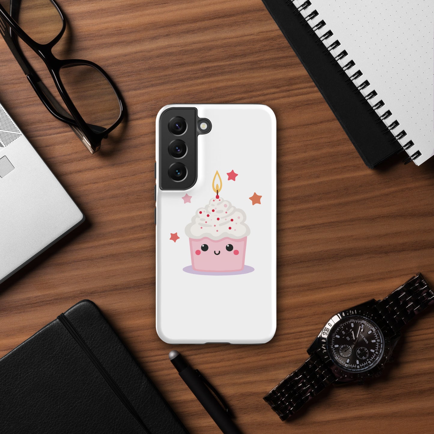 Coque solide pour Samsung® - Cupcake Licorne