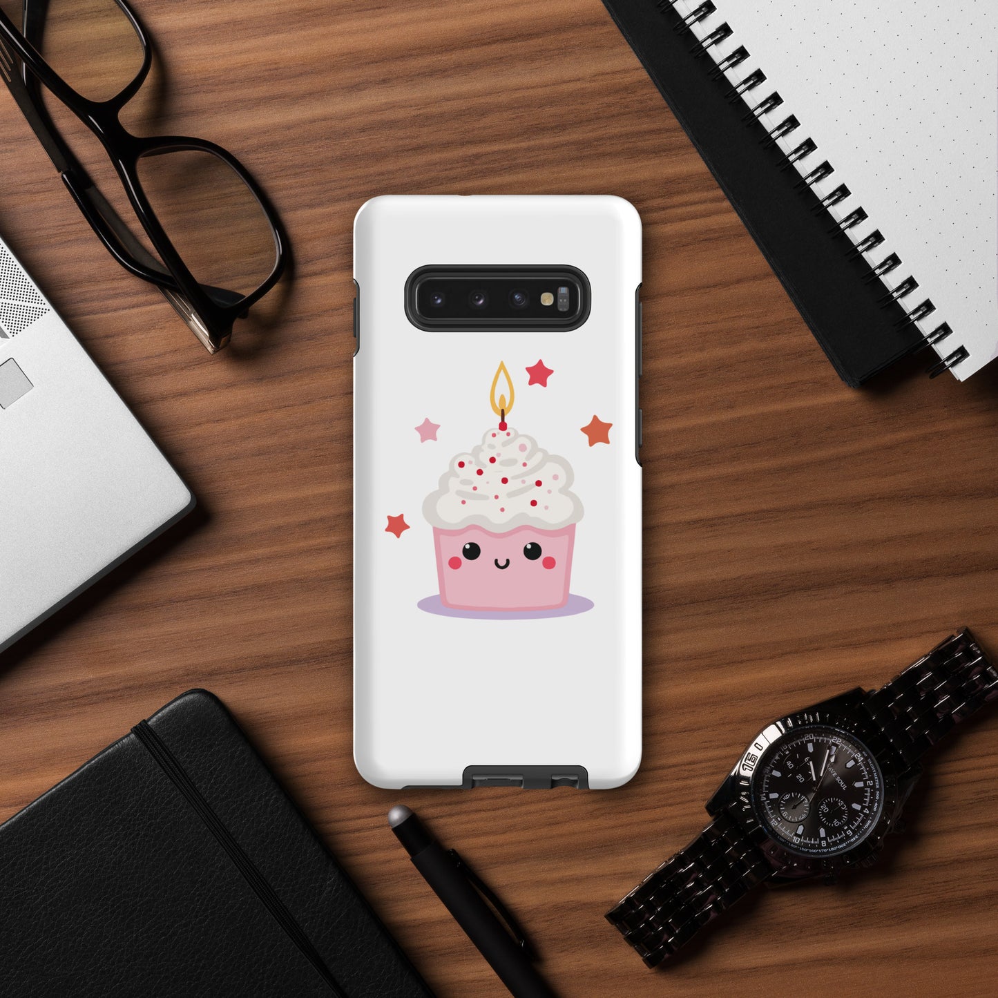 Coque solide pour Samsung® - Cupcake Licorne