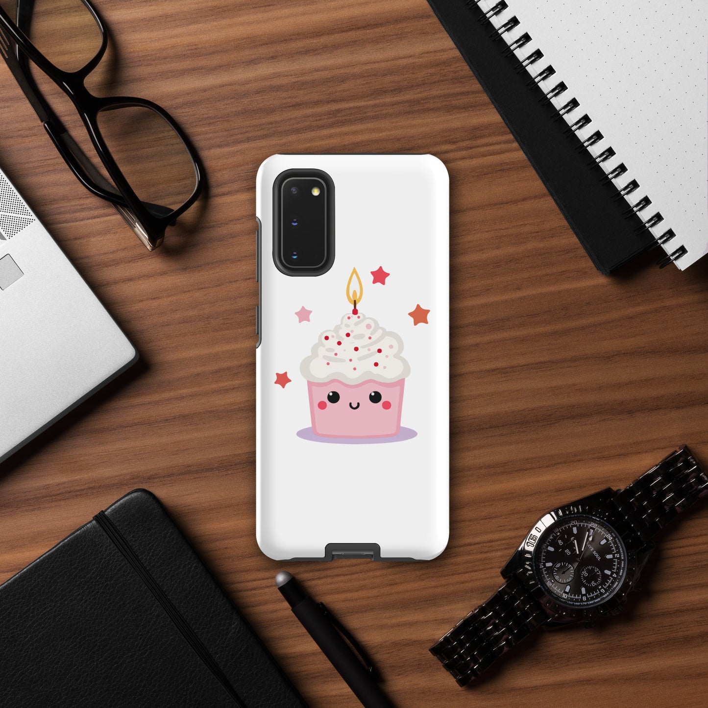 Coque solide pour Samsung® - Cupcake Licorne