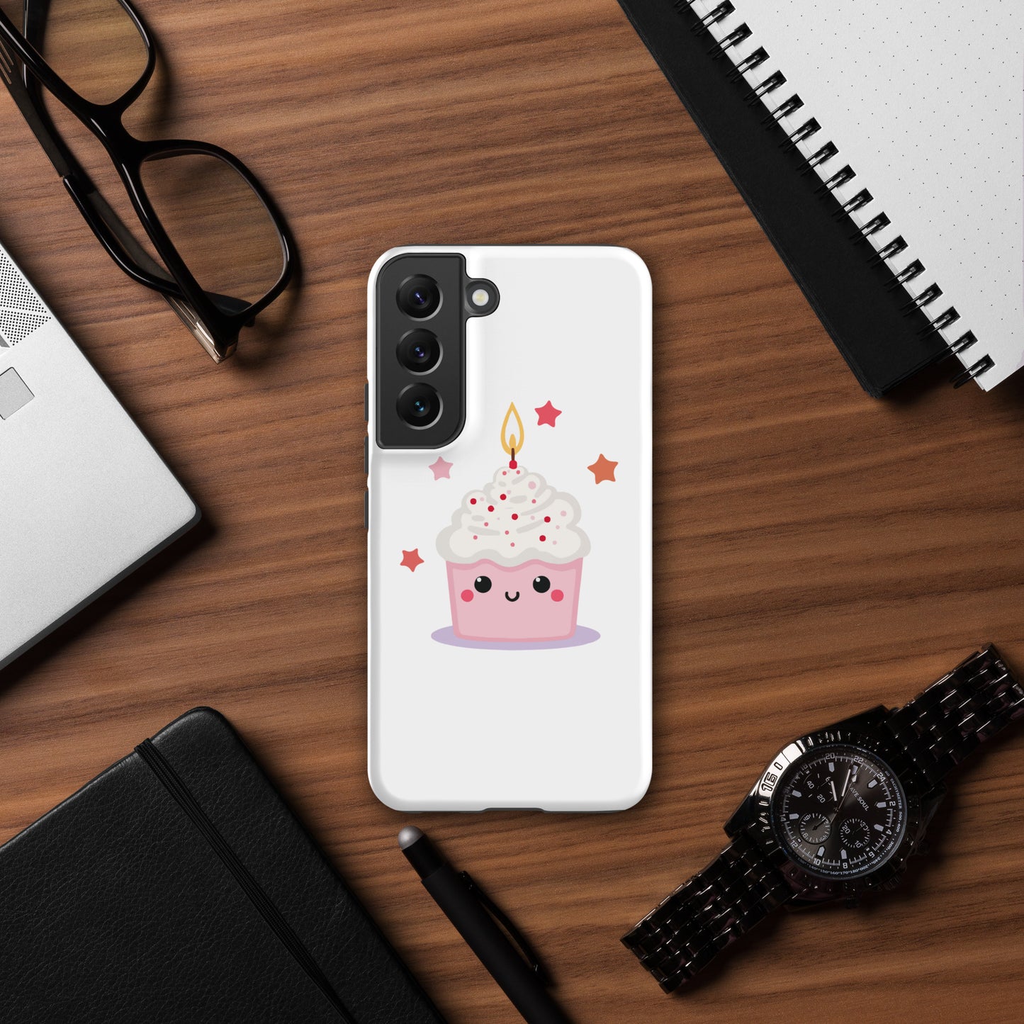 Coque solide pour Samsung® - Cupcake Licorne