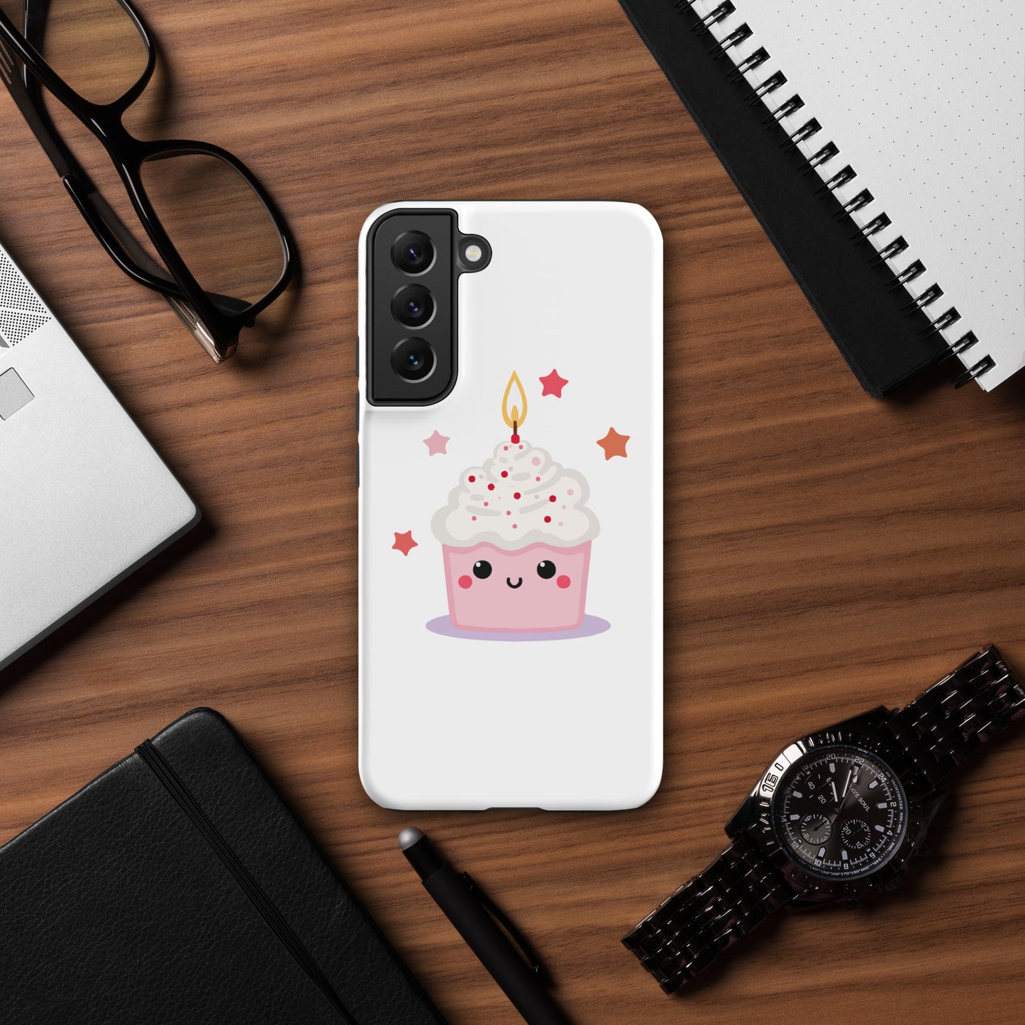 Coque solide pour Samsung® - Cupcake Licorne