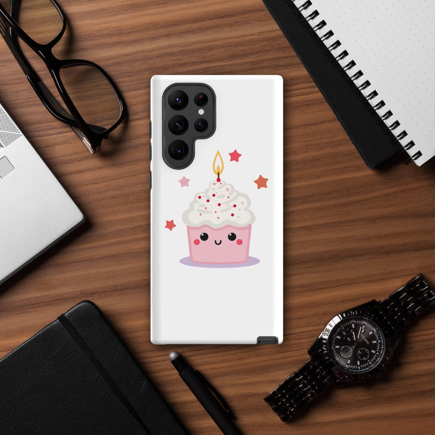 Coque solide pour Samsung® - Cupcake Licorne