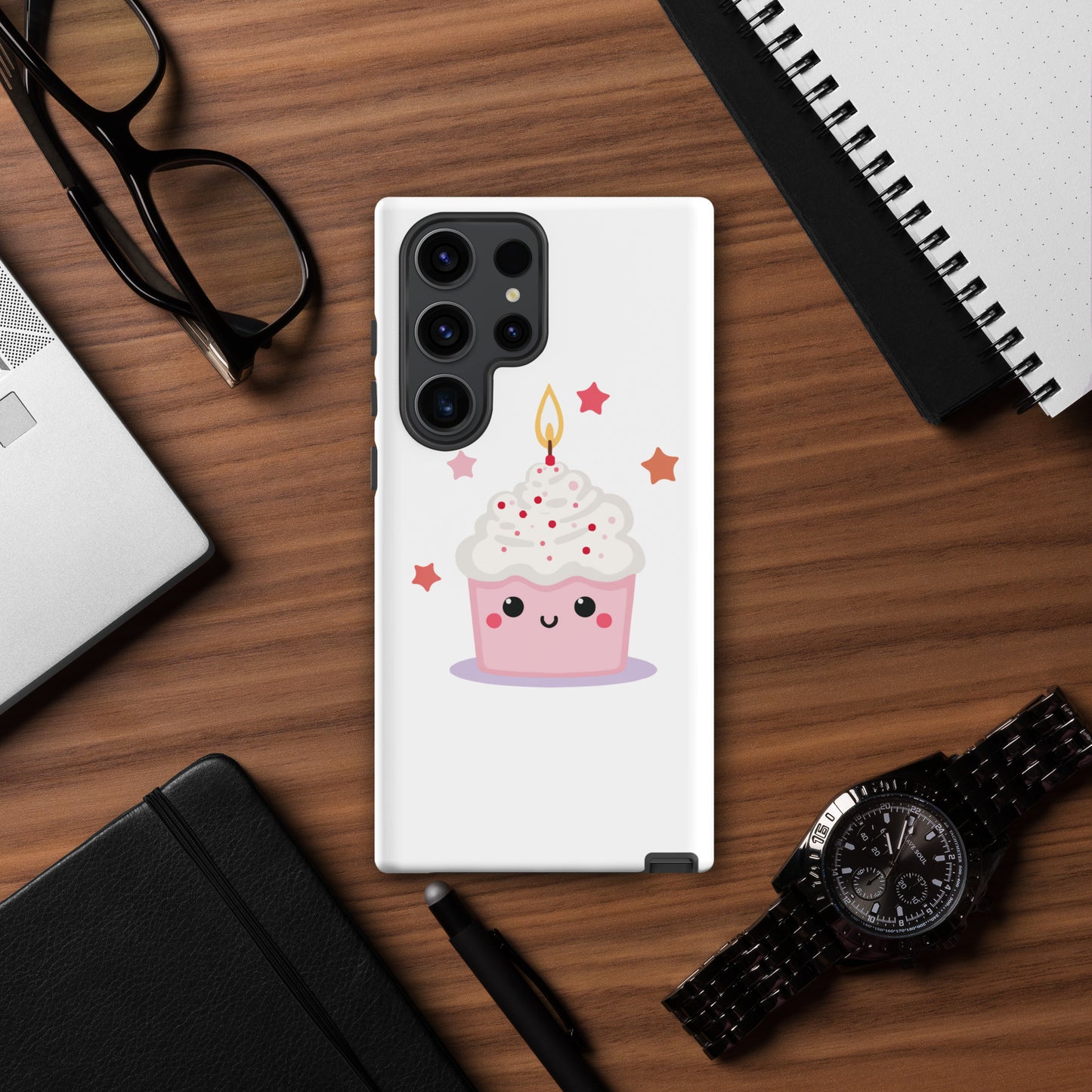 Coque solide pour Samsung® - Cupcake Licorne