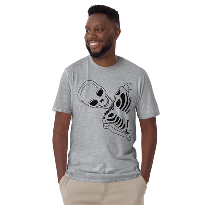 T-shirt Unisexe à Manches Courtes - Squelette