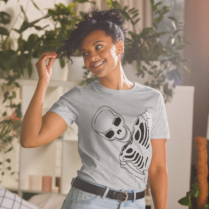 T-shirt Unisexe à Manches Courtes - Squelette